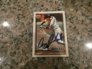 Casey Candaele Houston Astros Signed 1991 Topps Card - Imagen 1 de 1
