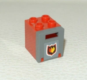 LEGO City : Conteneur, Boîte au lettre 2 x 2 x 2 Pompier - Set 7942 - Imagen 1 de 2