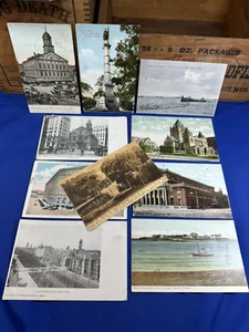 10 postales antiguas de Boston Faneuil Hall, Old State House, Symphany Hall, Fisherman - Imagen 1 de 21