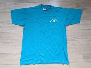 Vintage Single Stitch XL Shirt Kyowa America Safety Award Teal/Blue - Picture 1 of 9