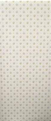 Floral vintage azul claro y amarillo ligeramente blanco roto por Mayfair 30187 Foto 1 de 4