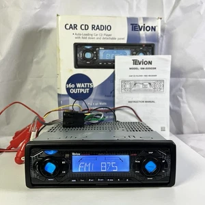 Radio estéreo para automóvil Tevion Sound SMR-225CDR CD MP3 radio en caja probada funcionando 160 - Imagen 1 de 11