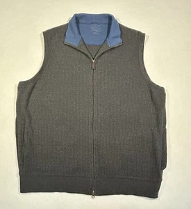 Pendleton Pullover Weste Full Zipper Herren Gr. XL Baumwollmischung grau - Bild 1 von 13