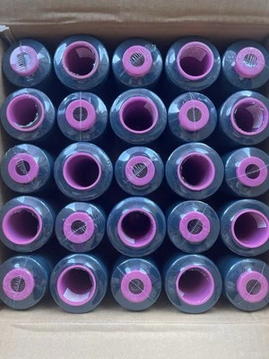 50 Spools Teal Color  Serger Overlocker Multi Purpose Sewing Threads T27 S2 - Image 1 of 4