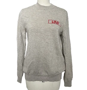 Givenchy Paris Mujer Cachemir LOVE Suéter Talla S Beige Jersey Cuello Redondo - Imagen 1 de 10