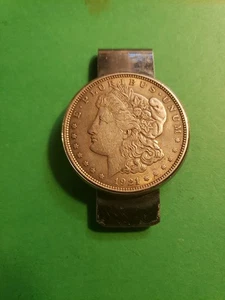 Morgan Silber Dollar Geldklammer 1921 - Bild 1 von 2