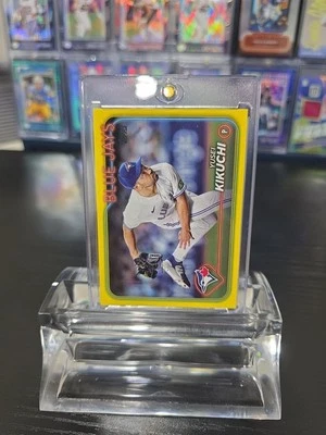 2024 Topps Yusei Kikuchi Yellow Foil - Image 1 of 2