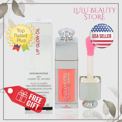 Dior Addict Lip Glow Oil Color Reviver (6ml) 0.20oz –with Cherry Oil- NEW IN Box - Image 1 of 4