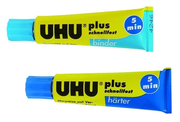 UHU plus schnellfest 35g Tuben 2 Komponenten Epoxidharzkleber Modellbau - Bild 1 von 1