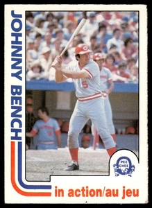 1982 O-Pee-Chee Johnny Bench Cincinnati Reds #304 - Picture 1 of 2