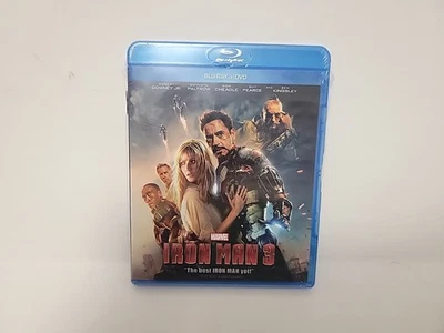 Iron Man 3 (Blu-ray/DVD, 2013, 2-Disc Set) W/Slip Robert Downey Jr Brand New! Foto 1 de 2