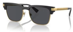 Versace VE4447 GB1/87 55mm Black/Dark Grey Square Sunglasses - Picture 1 of 4