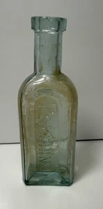 PSYCHINE antike Glasflasche Konsum Medizin um 1870 - Bild 1 von 7