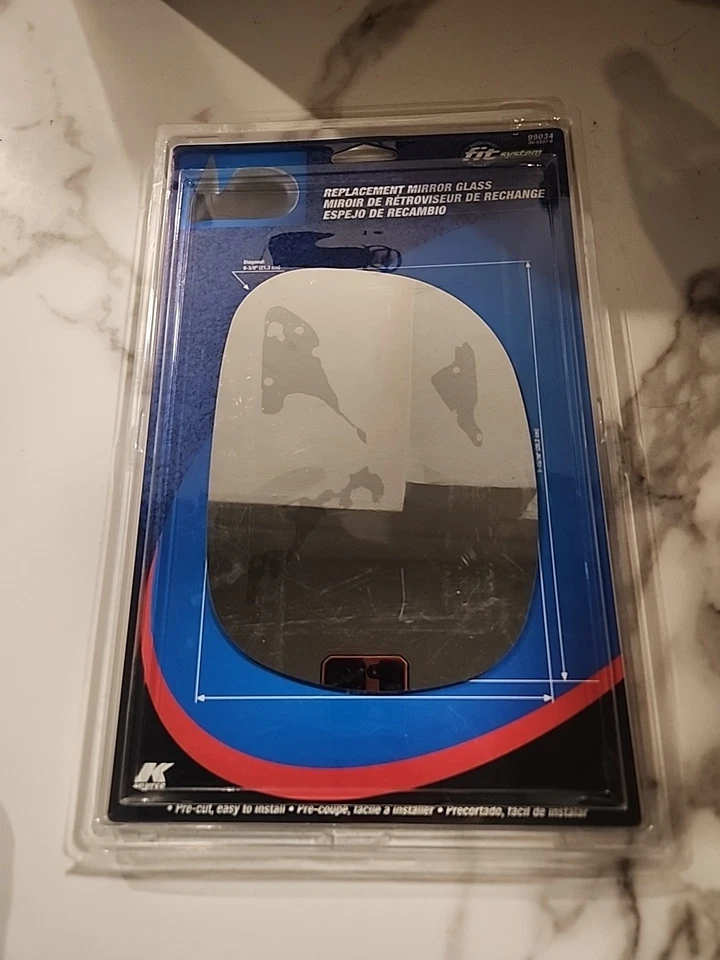 Espejo retrovisor lateral de vidrio K Source 99034 para Ford F150 F250 Foto 1 de 4