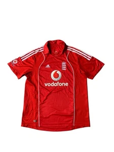 Adidas England Cricket Shirt Mens Medium 2008 ODI - Picture 1 of 10