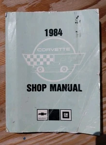 Chevrolet CORVETTE 1984 SHOP SHOP Manuale di servizio ST 364 87 - Foto 1 di 8