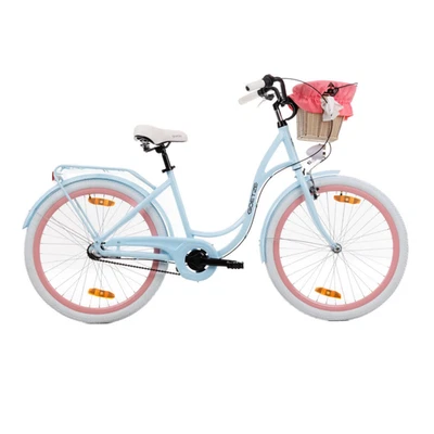 Goetze Style 26 Zoll 3 Gang Alu Citybike Damen LED Fahrrad mit Rücktritt & Korb! - Bild 1 von 4