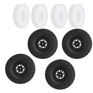 Buje de rueda de neumático de coche RC negro duradero de goma de plástico para WPL C14/C24 - Imagen 1 de 12