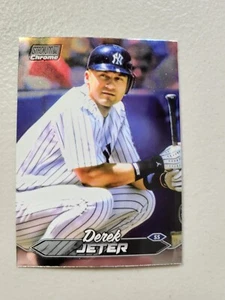 Derek Jeter 2024 Stadium Club #187 Chrome SP Parallel New York Yankees NM - Bild 1 von 2