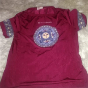 My name is Panama size s blouse burgundy women’s stretch - Picture 1 of 4