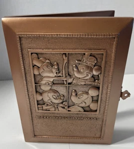 Mickey Through The Years Copper Metal Picture Frame With Pin Walt Disney World - Picture 1 of 14