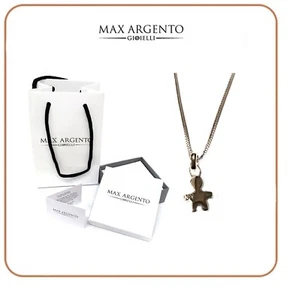 COLLANA E CIONDOLO BIMBO CON ZIRCONI ARGENTO 925 - Foto 1 di 4