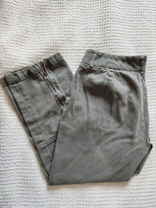 Banana Republic Light Grey Denim Jeans Pants Zippered Pocket & Legs Womens 0 - Picture 1 of 8