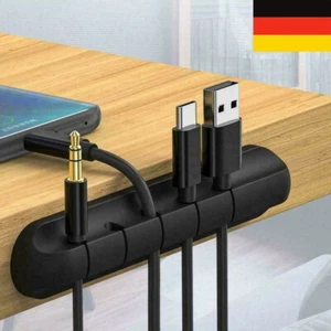 Vielseitige Silikon-Kabelclips – Selbstklebend & Universell Organisiert DE - Afbeelding 1 van 9
