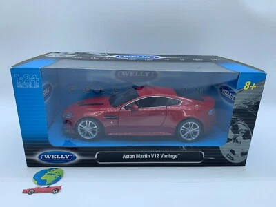 Welly Aston Martin V12 Vantage, in scala (1:24 - 1:25), vintage (2305) - Immagine 1 di 4