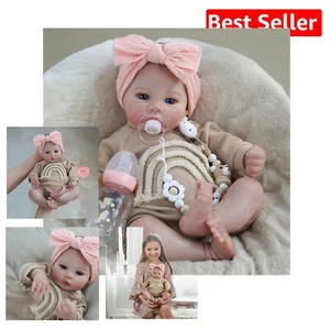 Realistic 18-Inch Baby Doll with Weighted Body - Perfect Nurturing Companion - Picture 1 of 8