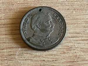 Winfield Hancock Presidential Campaign Token Medal FOB 1880 Original Vtg Soldier - Picture 1 of 24