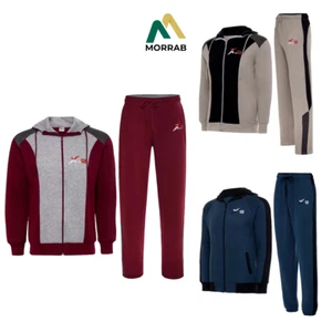 Men's Tracksuit Set Athletic Full Zip Casual Gym Athletic Sweatsuit - Picture 1 of 32
