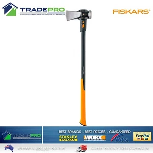 Genuine Fiskars® 3.6kg Maul Blocksplitter IsoCore Axe Timber Log Split Finland - Picture 1 of 6