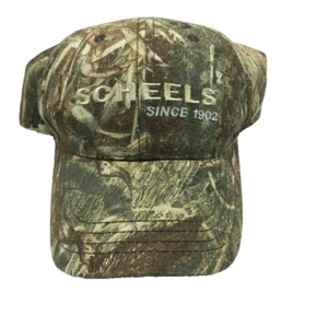 Scheels Jagd Camouflage Mütze Kappe Strapback braun grün seit 1902 Angeln Bx19 - Bild 1 von 10
