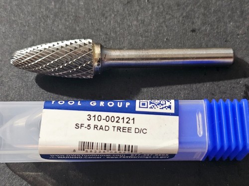 GWO 310-002121 Carbide Bur, Tree 1/2In 1/4 Shank | eBay