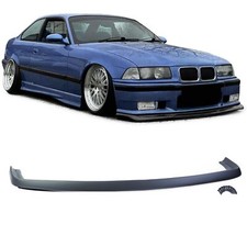 Produktbild - Front Spoiler Lippe FATLIP Schwarz Matt passend für BMW 3er E36 90-99