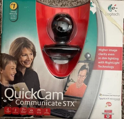 Logitech QuickCam Communicate STX Laptop Webcam With Labtec 1200: NIP-Sealed - Image 1 of 2