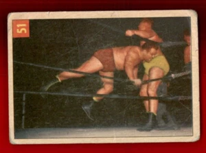 1954-55 Parkhurst Wrestling #51 The Mighty Ursus GOOD - Picture 1 of 2