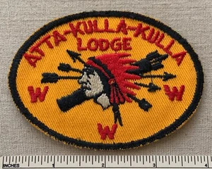 Vintage OA ATTA-KULLA-KULLA 185 LODGE Order of the Arrow PATCH Greenville SC WWW - Picture 1 of 2