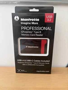 Brand New Unopened Manfrotto CFexpress USB 3.2 Memory Card Reader Type B - Picture 1 of 2