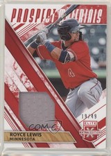 2019 Panini Elite Extra Edition Prospect Materials Red /49 Royce Lewis #PM-RL