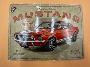 Nostalgie Blechschild 30 x 40 cm American Classic Ford Mustang '67 VINTAGE STYLE - Bild 1 von 3