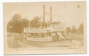 Dearborn MI * Riverboat Suwanee Restored RPPC 1937 - Picture 1 of 2