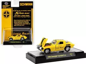 1966 Chevrolet Corvette 427 #68 Yellow with Black Stripes and Graphics Schwinn - Picture 1 of 2