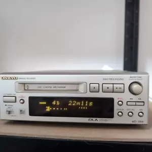 Reproductor de audio ONKYO MD-105X MiniDisc Deck grabadora MD Deck probado funcionando JP - Imagen 1 de 7