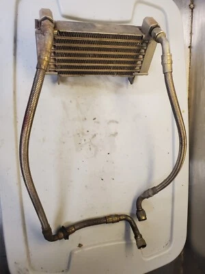  Ducati 900SS 750SS oil cooler with lines  - Image 1 of 4