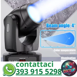 COPPIA - 2 Pezzi - 230W LED a testa mobile RGBW - 18 Canali DMX - Foto 1 di 3