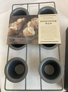 Chicago Metallic Williams Sonoma 6-Cup Popover Pan with Armor-Glide Coating, New - Picture 1 of 3