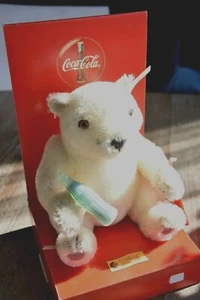 Steiff 666032 Coca-Cola Polar Bär, limitierte Serie, neuwertig aus Ladenvitr. - Bild 1 von 4