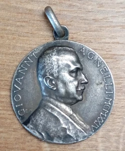 MEDAGLIA GIOVANNI AGNELLI 1924 FIAT 25° FONDAZIONE AUTOMOBILI AUTOMOBILE TORINO - Foto 1 di 2